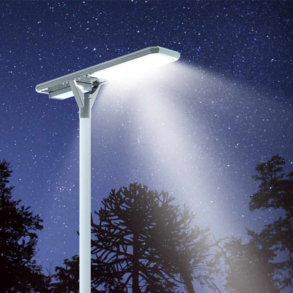 Megatron Lampione Solare Stradale Led 4000 Lumen Pannello E Sensori