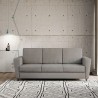 Divano soggiorno 3 posti elegante moderno in tessuto 212cm Yasel 180 