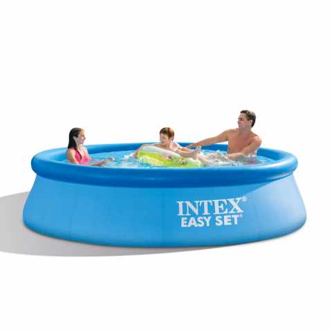 Intex 28122 Easy Set piscina fuori terra gonfiabile rotonda 305x76 Promozione