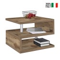 Tavolino da caffè salotto moderno elegante 2 ripiani Zeta 55 Caratteristiche