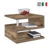 Tavolino da caffè salotto moderno elegante 2 ripiani Zeta 55 Caratteristiche