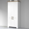 Scarpiera 4 ante armadio multiuso 84x42x200cm bianco classico Hillrose Acquisto