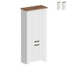 Scarpiera 4 ante armadio multiuso 84x42x200cm bianco classico Hillrose Vendita