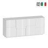Credenza soggiorno madia stile moderno 4 ante 200x44x86 Darill Modello