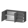 Credenza 2 ante 3 cassetti moderna soggiorno camera da letto Glencoe Acquisto