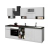 Cucina completa componibile design lineare stile moderno 256cm Essence 