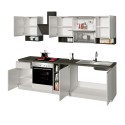 Cucina completa componibile design lineare stile moderno 256cm Essence 