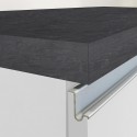 Cucina completa componibile design lineare stile moderno 256cm Essence 