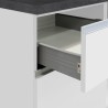 Cucina completa componibile design lineare stile moderno 256cm Essence 