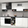 Cucina completa componibile design lineare stile moderno 256cm Essence 
