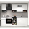 Cucina completa componibile design lineare stile moderno 256cm Essence 