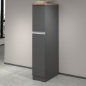 Mobile con 2 cassetti portaspezie da cucina moderno 30x60x164,5 Trym Stock