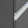 Mobile con 2 cassetti portaspezie da cucina moderno 30x60x164,5 Trym 