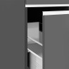 Mobile con 2 cassetti portaspezie da cucina moderno 30x60x164,5 Trym 