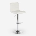 Sgabello moderno girevole in similpelle angolo bar cucina Pomona Scelta
