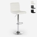 Sgabello moderno girevole in similpelle angolo bar cucina Pomona Vendita