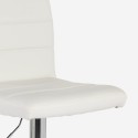 Sgabello cucina bar girevole imbottito in similpelle regolabile Boca Acquisto