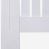 Copritermosifone in legno copricalorifero bianco 78x19x81,5h Heeter M Saldi
