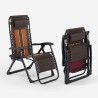 Sedia sdraio relax reclinabile zero gravity ergonomica esterno Ortles Stock