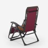 Sedia sdraio relax reclinabile zero gravity ergonomica esterno Ortles Scelta