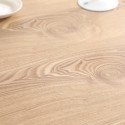 Tavolo da pranzo cucina in legno rettangolare 120x80cm bianco Ennis Saldi
