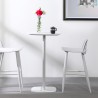 Tavolo alto per sgabelli bar quadrato 60x60cm stile moderno Arven Sconti