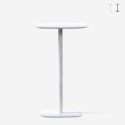 Tavolo alto per sgabelli bar quadrato 60x60cm stile moderno Arven Vendita