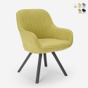 Sedia cucina sala da pranzo design moderno ristorante girevole Tandil Saldi