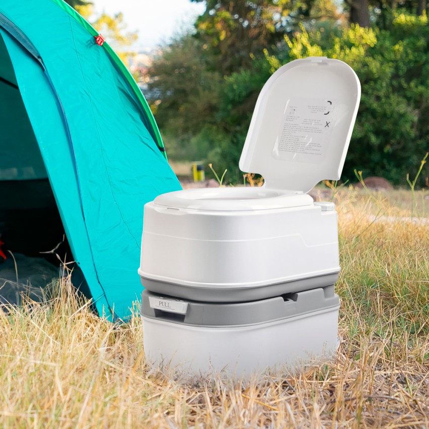 Yukon: Toilette chimique portable 24 litres Toilette de camping
