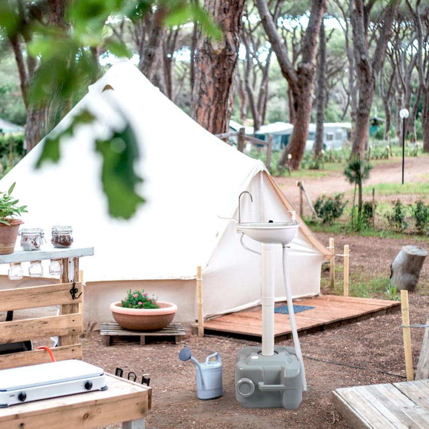 Come arredare una tenda da campeggio in stile glamping - dettagli home decor