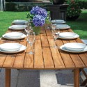 Tavolo in legno da giardino esterno allungabile 180-240cm Munroe Vendita