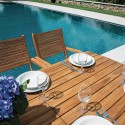 Tavolo in legno da giardino esterno allungabile 180-240cm Munroe Offerta