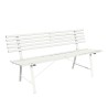 Panchina 3 posti giardino esterno classica in ferro 150x57x76cm Iven Caratteristiche