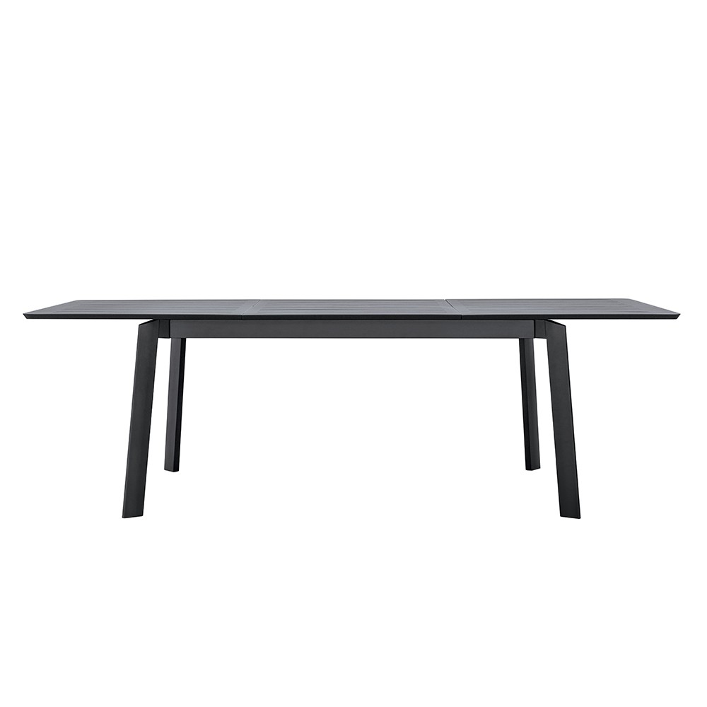 Tavolo da giardino esterno allungabile 160-240x102cm in alluminio Kend