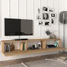 Mobile porta TV sospeso 3 ante 180cm soggiorno design moderno Damla Caratteristiche