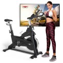 Spin bike volano 18 kg professionale fit bike indoor cycling Athena Caratteristiche