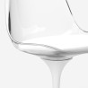 Set tavolo rotondo 80cm Tulipan effetto marmo 2 sedie bianco nero Liwat Modello