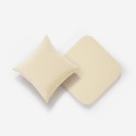 Set 2 cuscini beige per sedie giardino esterno 46x46 h35cm Verve Vendita