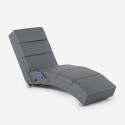 Chaise longue massaggiante riscaldante poltrona in similpelle Rennes Stock