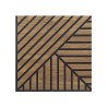 10 x pannello decorativo fonoassorbente legno noce 58x58cm Deco AN Promozione