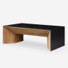 Tavolino salotto basso design da caffè legno rustico rettangolare Clint Vendita