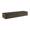Mensola da parete con 2 cassetti soggiorno design moderno Domino Maxi 