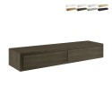 Mensola da parete con 2 cassetti soggiorno design moderno Domino Maxi Catalogo
