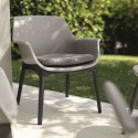 Salotto da giardino esterno set 2 poltrone divano tavolino Luxor Lounge Modello