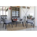 Salotto da giardino esterno set 2 poltrone divano tavolino Luxor Lounge Prezzo