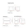 Salotto da giardino esterno set 2 poltrone divano tavolino Luxor Lounge Costo