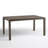 Tavolo da giardino esterno 150x90cm in rattan polipropilene Houston Acquisto