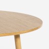 Tavolo rotondo da pranzo cucina 80 cm in legno design Frajus Offerta
