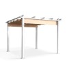 Gazebo da giardino esterno a pergola 3x3m in alluminio Firenze UV Moon Catalogo