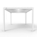 Pergola bioclimatica 3x4m da giardino in alluminio manuale Trinidad Stock